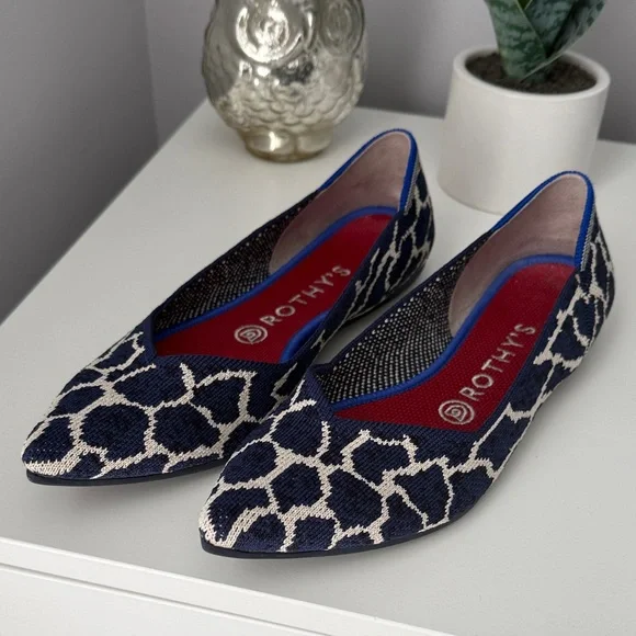 Rothy's Indigo Giraffe Points - Picture 1 of 4